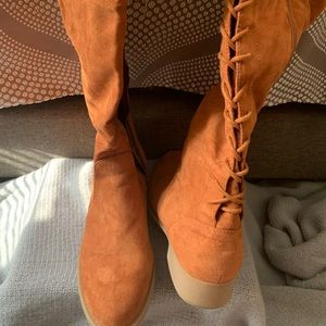 Rust Color Knee High Boot.  Must Go! Best Offer!